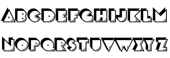 CrackMan-Regular Font LOWERCASE