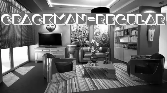 CrackMan-Regular Font examples