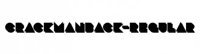 CrackManBack-Regular  baixar fontes gratis