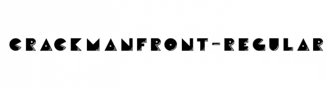 CrackManFront-Regular  baixar fontes gratis