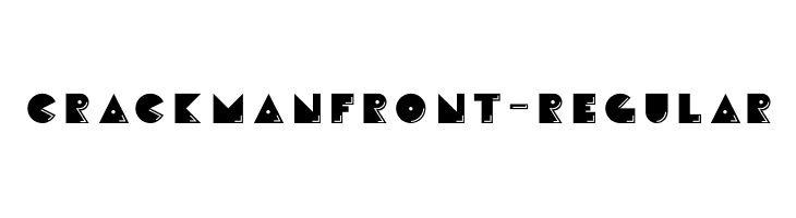 CrackManFront-Regular  Fuentes Gratis Descargar