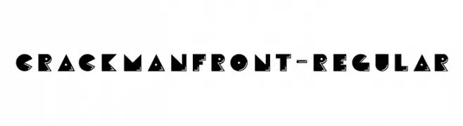 CrackManFront-Regular  Fuentes Gratis Descargar