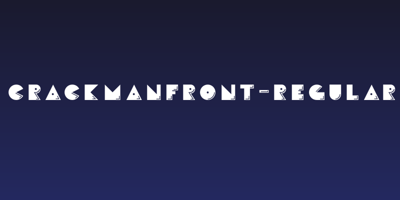 CrackManFront-Regular Social Header