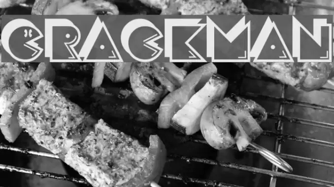 CrackMan フォント examples