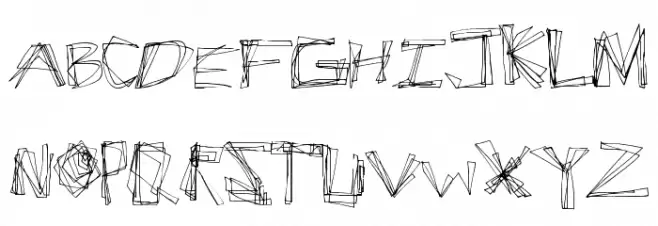 CrackSnacks Schriftart Kleinbuchstaben