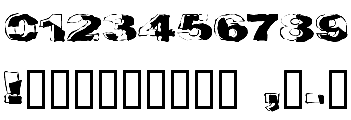 Crackaddict Font OTHER CHARS