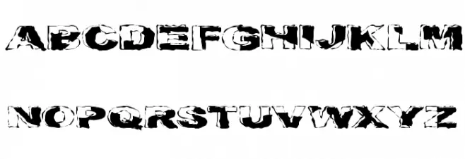 Crackaddict Schriftart Kleinbuchstaben