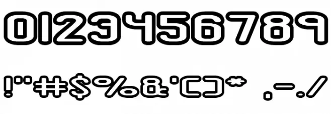 Crackdown O2 -BRK- Font OTHER CHARS