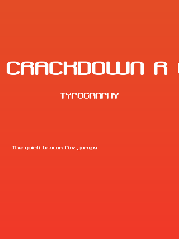 Crackdown R BRK Poster