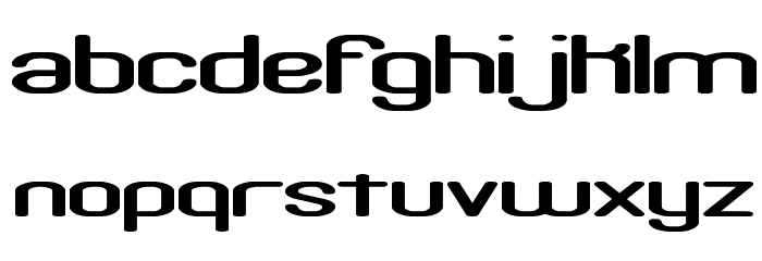 Crackdown R BRK Font LOWERCASE