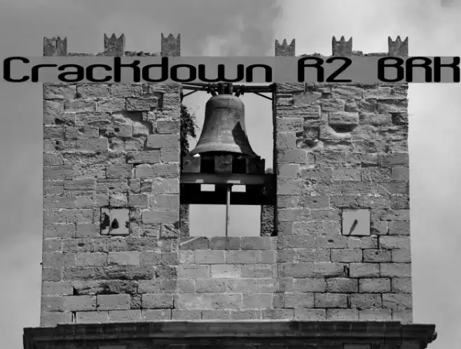 Crackdown R2 BRK फ़ॉन्ट examples