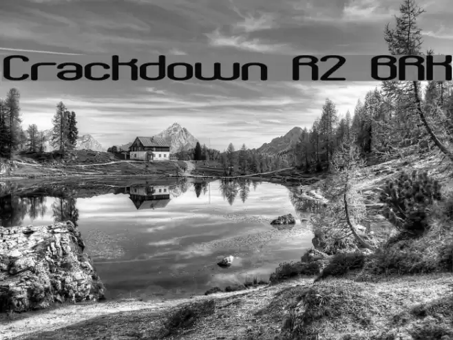 Crackdown R2 BRK फ़ॉन्ट examples