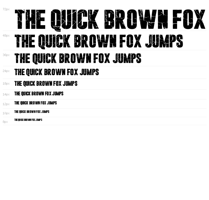 Cracked Bold Regular Waterfall