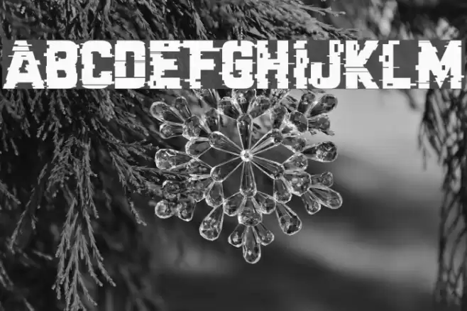 Cracked Code Font examples