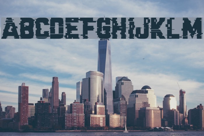 Cracked Code Font examples