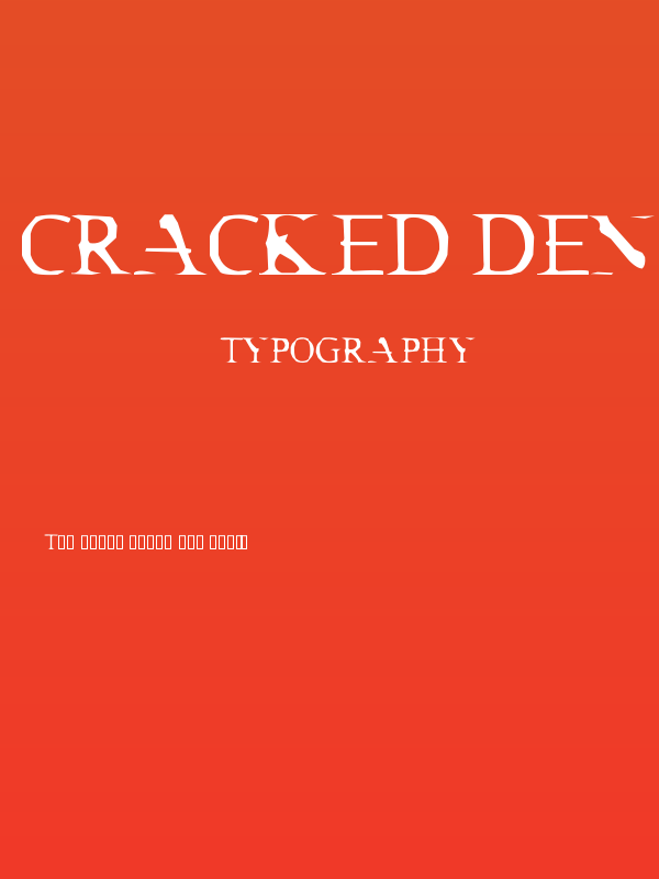 Cracked Dendrite Poster