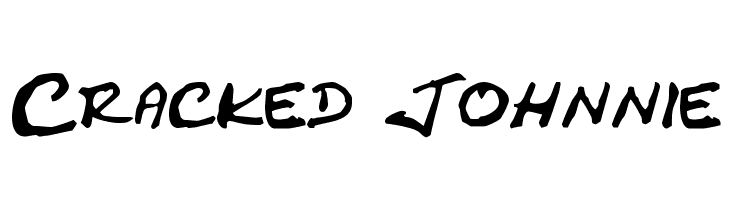 Cracked Johnnie  Frei Schriftart Herunterladen