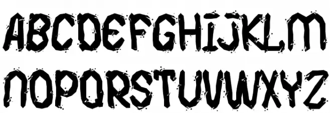 Cracked Words Demo Fuentes MAYÚSCULAS