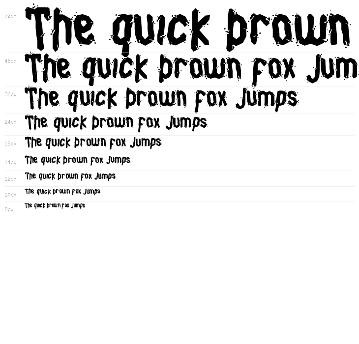 Cracked Words Demo Waterfall