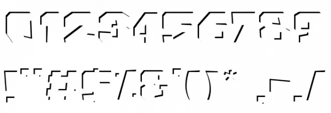 Cracked stone Inner Font OTHER CHARS