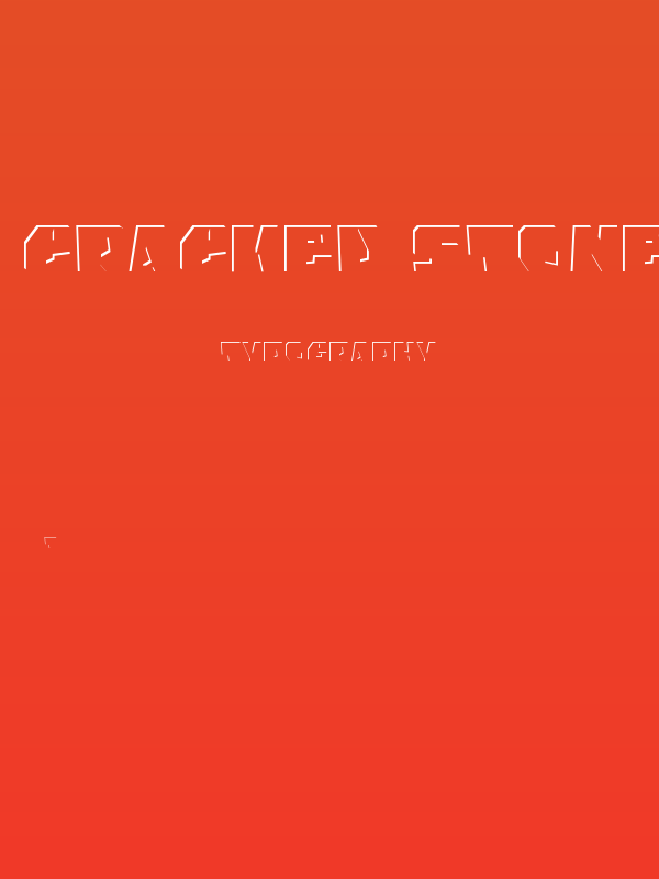 Cracked stone Inner Poster