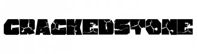 Cracked stone  Fuentes Gratis Descargar