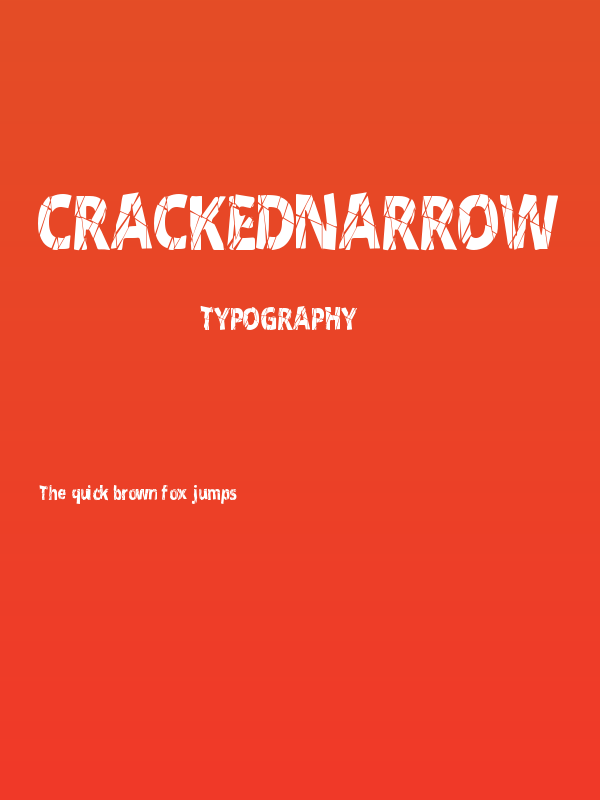 CrackedNarrow Poster