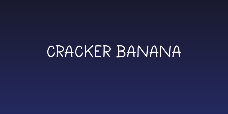 Cracker Banana Social Header