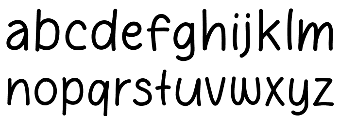Cracker Banana Schriftart Kleinbuchstaben
