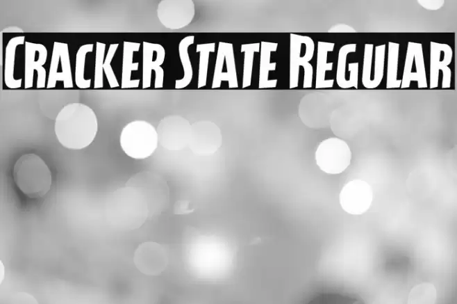 Cracker State Regular Caratteri examples