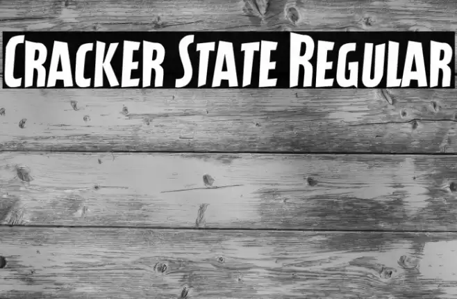 Cracker State Regular Caratteri examples