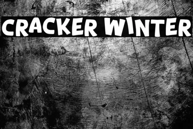 Cracker Winter フォント examples