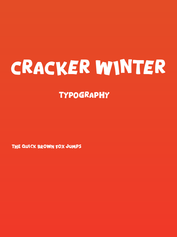 Cracker Winter Poster