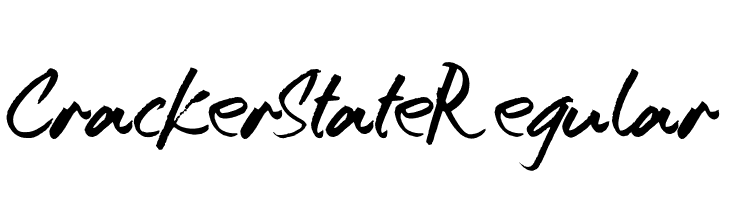 CrackerStateRegular  les polices de caractères gratuit tlcharger