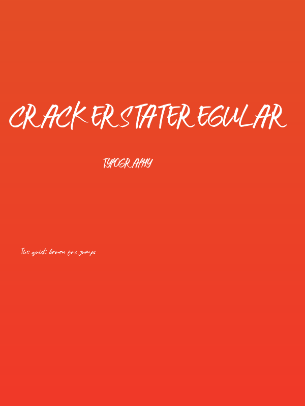 CrackerStateRegular Poster