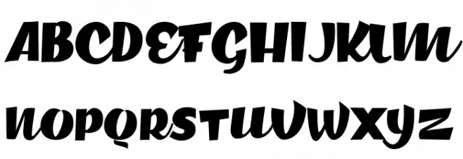 Crackerdown Personal Use Regular 字体 大写