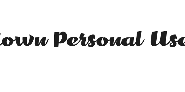 Crackerdown Personal Use Regular Logo