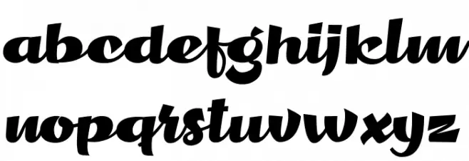 Crackerdown Personal Use Regular フォント 小文字