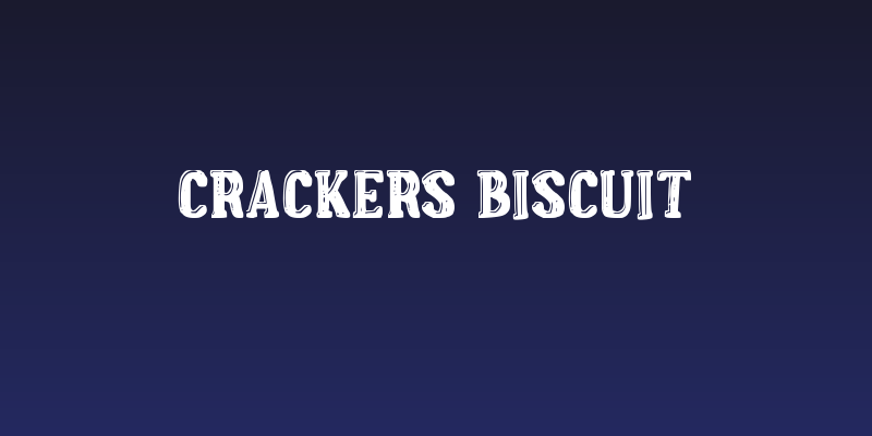 Crackers Biscuit Social Header