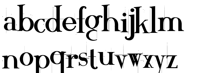 Crackin Font LOWERCASE