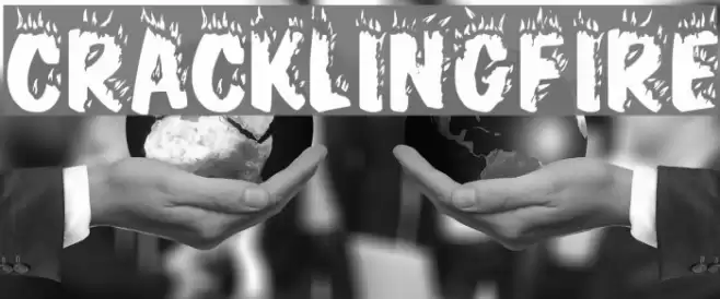 CracklingFire Font examples