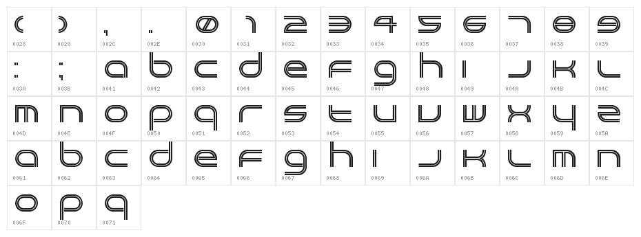 Crackpot Character Map