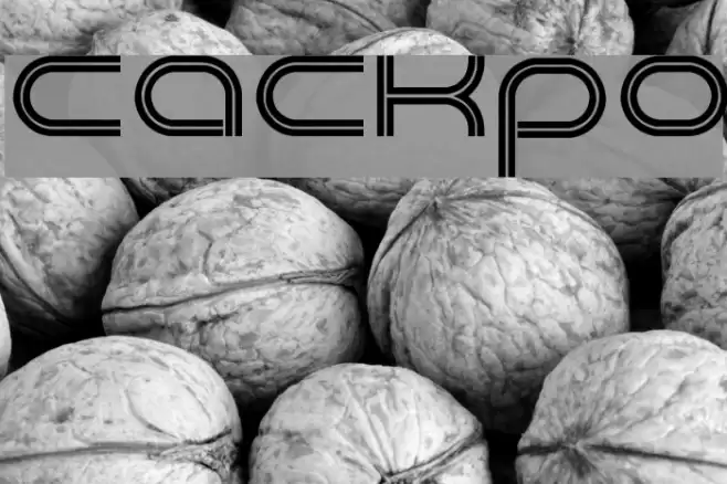 Crackpot Schriftart examples