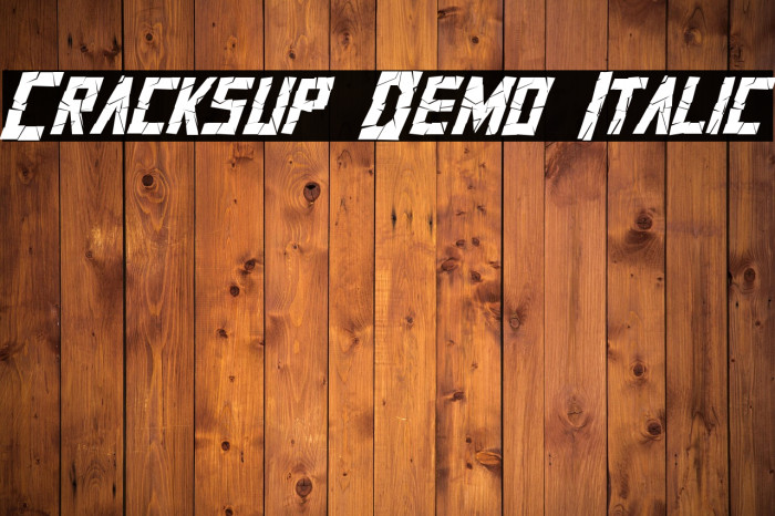 Cracksup Demo Italic Example 2