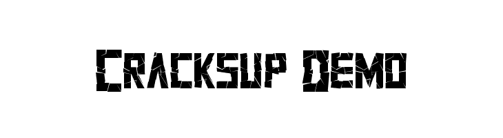 Cracksup Demo  Frei Schriftart Herunterladen