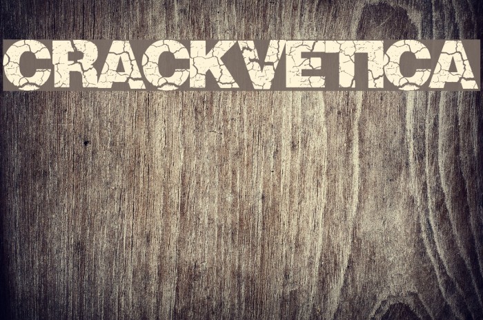 Crackvetica フォント examples