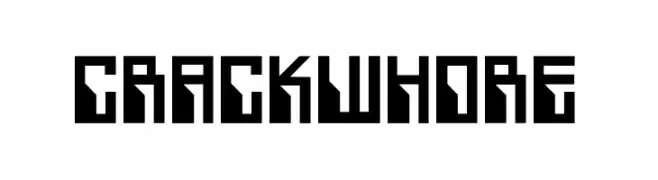 Crackwhore  Скачать бесплатные шрифты