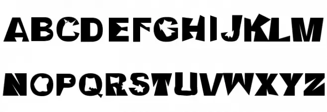 Crackwhore Schriftart Groß