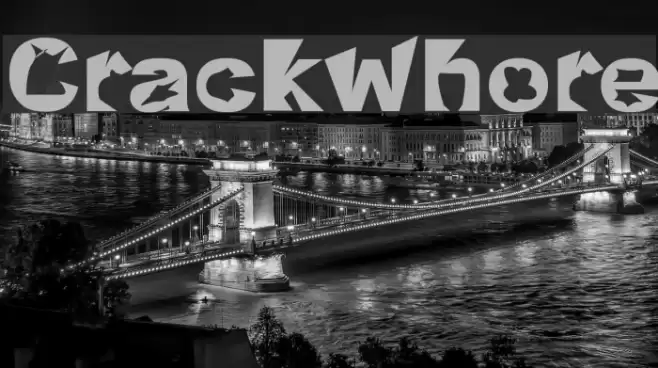 Crackwhore Font examples