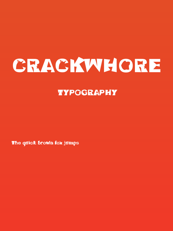 Crackwhore Poster